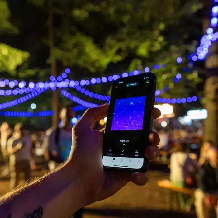 Twinkly plus S14 40 bulb professional festoon lights app controllable